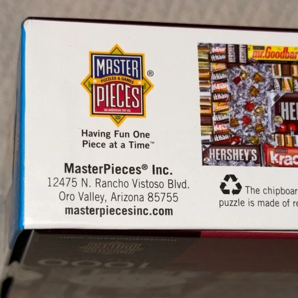 MasterPieces Hershey's Chocolate Paradise 1000 Piece Jigsaw Puzzle 71911 New